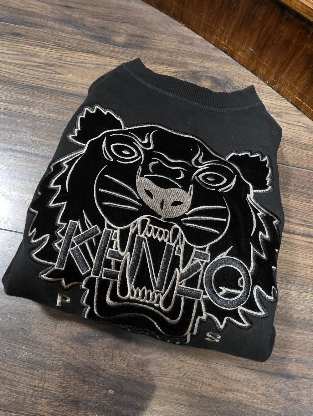 Kenzo Black Tiger Logo Sweatshirt Crewneck Medium M